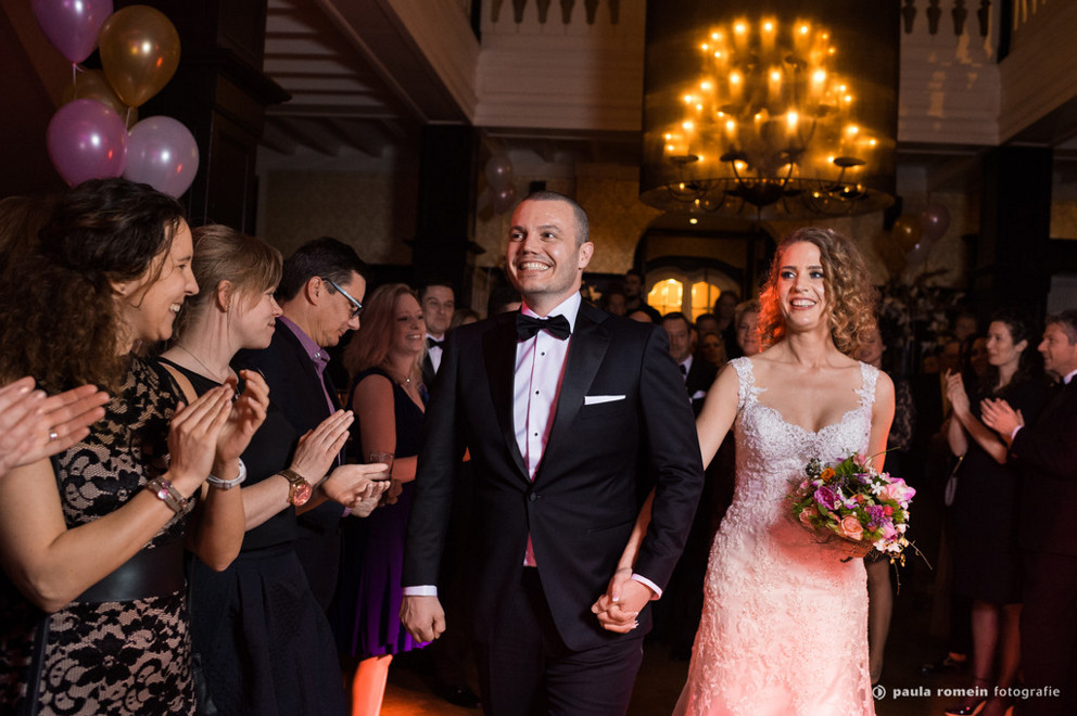 bruidsfotograaf trouwfeest Kasteel de Hooge Vuursche Baarn