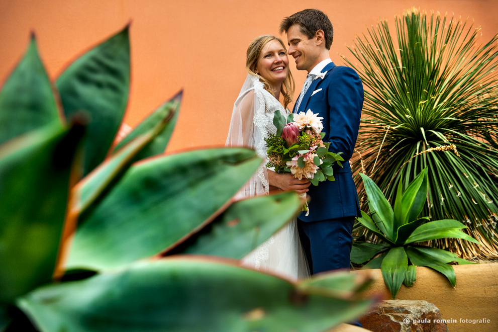 bruidspaar, trouwen, fotograaf, trouwfotograaf, Amsterdam, bruid, bruidegom, Hortus Botanicus