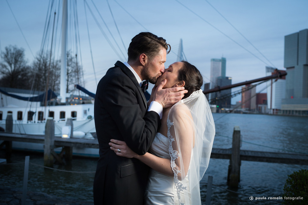 trouwfotografie Veerhaven Koninklijke Roei- en Zeilvereniging de Maas in Rotterdam