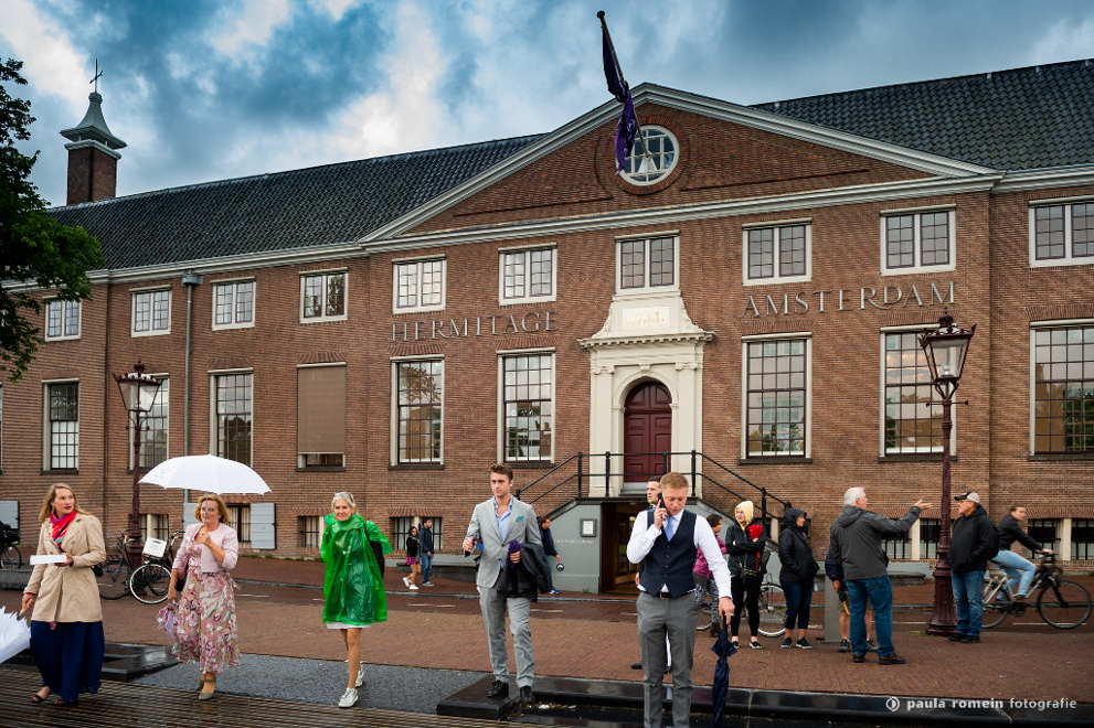 bruidspaar, trouwen, fotograaf, trouwfotograaf, Amsterdam, bruid, bruidegom, Hortus Botanicus, varen, boot