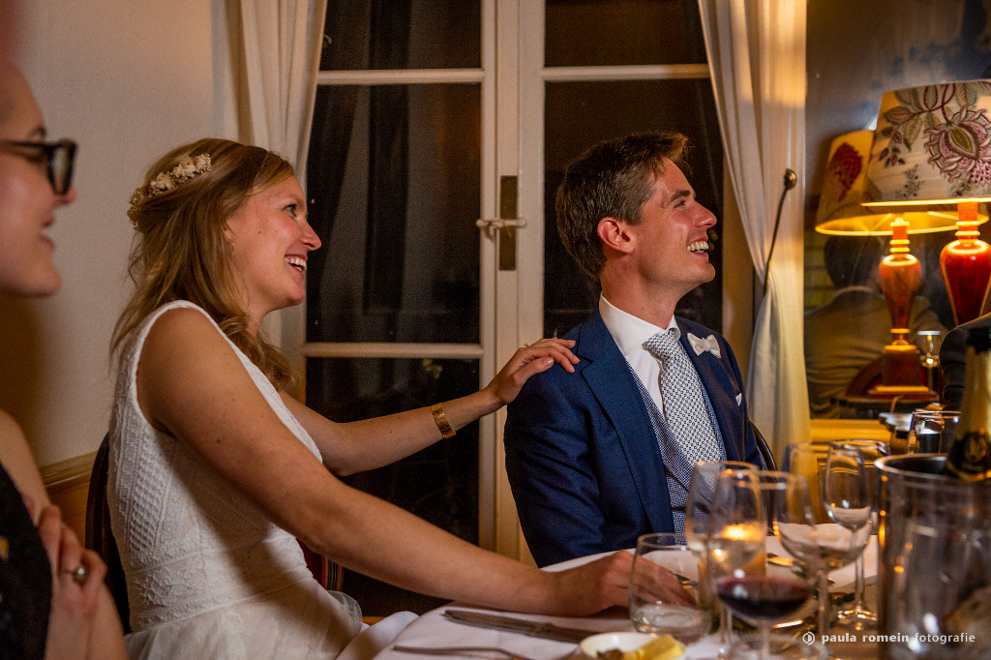 bruidspaar, trouwen, fotograaf, trouwfotograaf, Amsterdam, bruid, bruidegom, diner, restaurant Eat your hart out