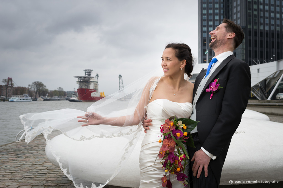 trouwfotograaf Koninklijke Roei- en Zeilvereniging de Maas in Rotterdam